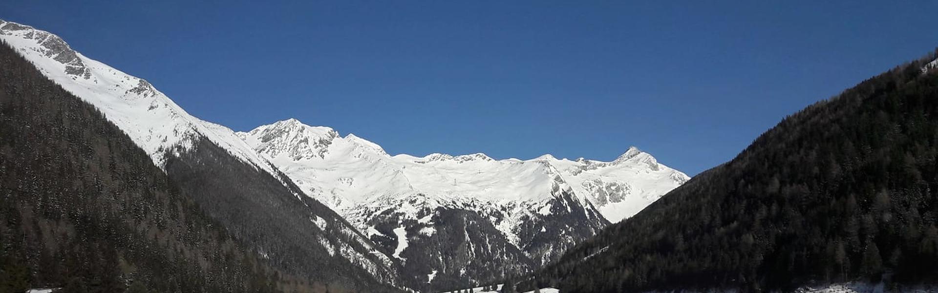 View from the valley to the Ankogel ski area