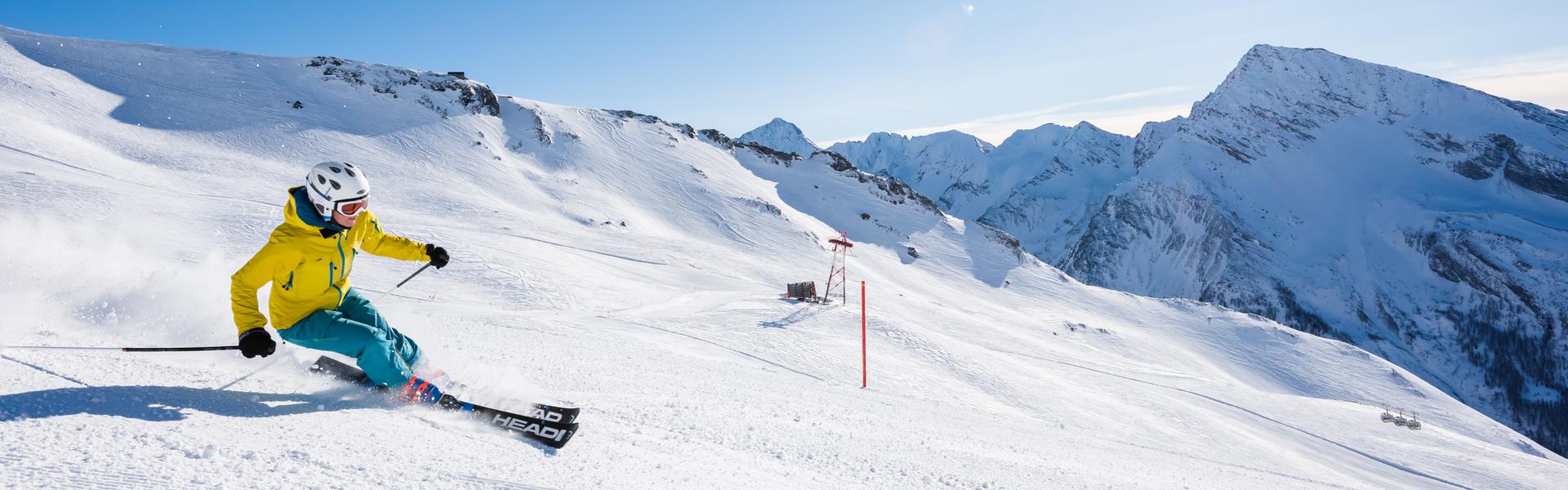 Ankogel ski area - top slopes